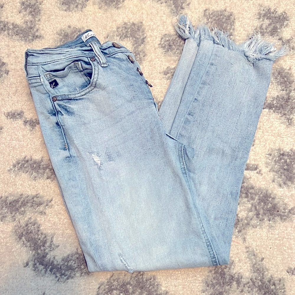 Kancan Light wash Capri jeans 25